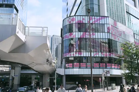 桜丘周辺の3D模型